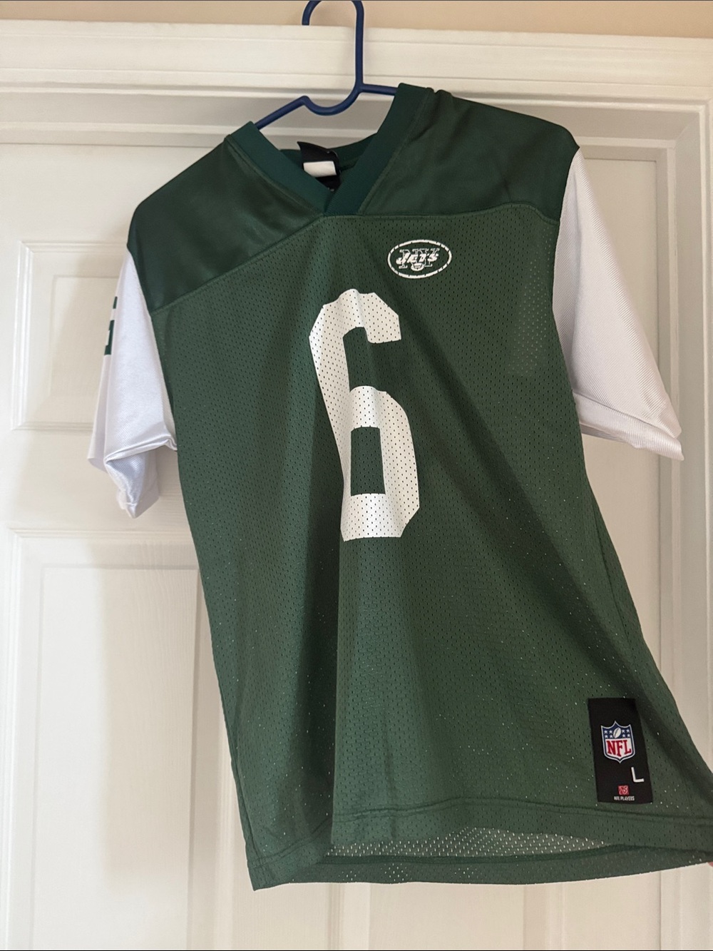 New York Jets Mark Sanchez Football Jersey Tee
